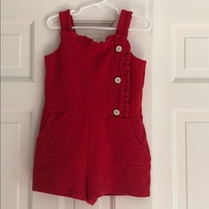 Janie and Jack Girl’s Romper (Size 6)